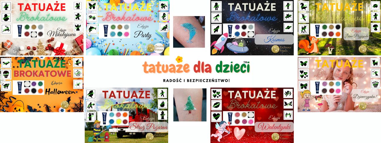 Tatuaże Brokatowe - TatuazeDlaDzieci.pl Tatuaże Brokatowe - TatuazeDlaDzieci.pl