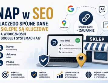 NAP w SEO – znaczenie spójnych danych sklepu dla widoczności w Google i systemach AI