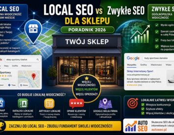 Local SEO dla sklepu vs zwykłe SEO – porównanie widoczności lokalnej i ogólnopolskiej w Google